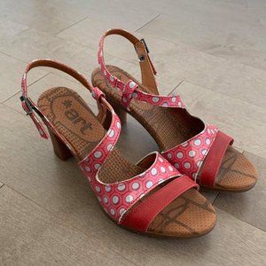 Pink & White Polka Dot The Art Company Heels